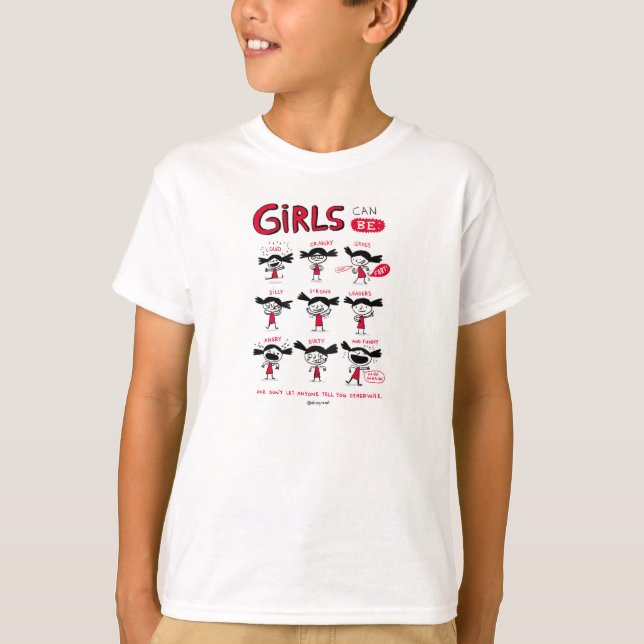 Kid t-shirt Girls Can Be (Frente)