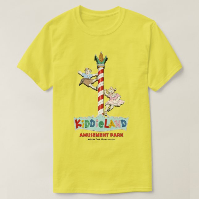Kiddieland Melrose Park, IL, Sinal de Polo (Frente do Design)