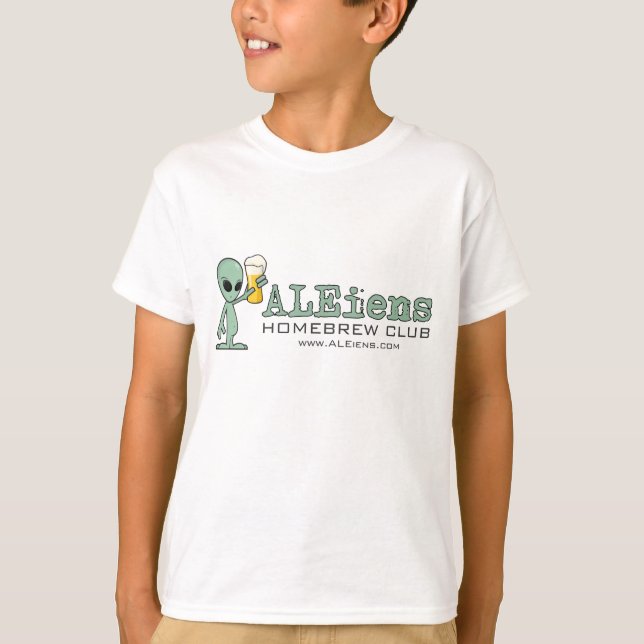 Kids ALEiens Ringer T-Shirt (Frente)