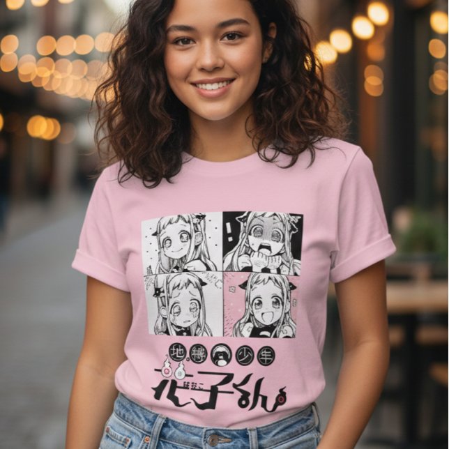 Kids Anime Manga Panel Graphic T-Shirt (Criador carregado)