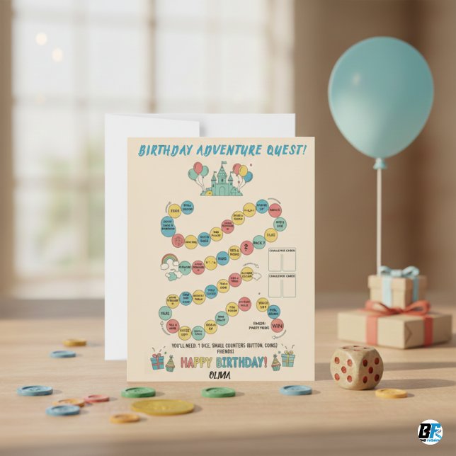 Kids Birthday Adventure Quest Game Party Activity  (Criador carregado)