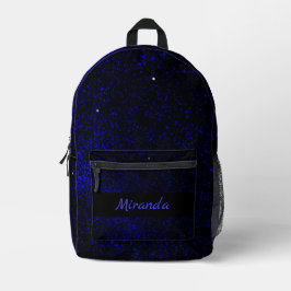 Kids Blue Galaxy Space Night Name