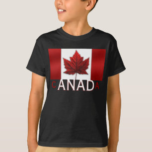 Kid's Canada Flag T-Shirt Kid's Organic Canada T