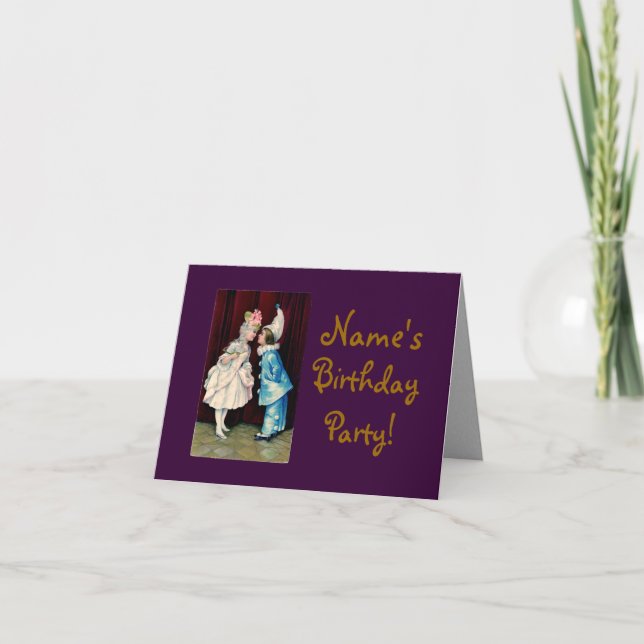 Kids Curtsin CHANGE COLOR ~ Cartão (Frente)