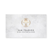 Kids Entertainer - Cartão de visita de Ícone de Ro