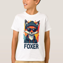 Kids Foxer T-Shirt - Design de Raposa Divertida e 