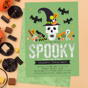Kids Halloween Convite de festas