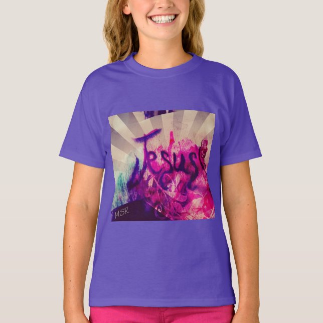 Kids Jesus T-shirt  (Frente)