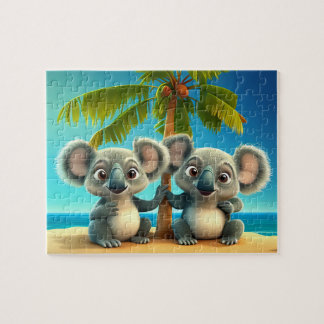 Kids Koalas Jigsen Quebra-cabeça - Tropical