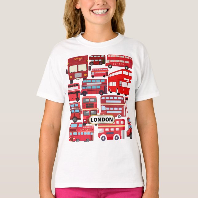 Kids London Bus T-shirt (Frente)