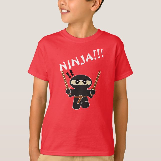 Kids Ninja T-Shirt (Frente)