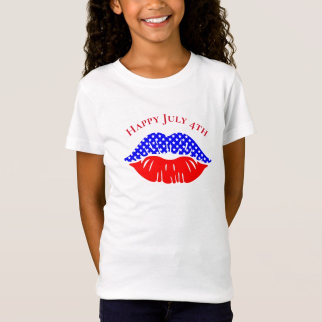 Kids Patriotic T-Shirt (Frente)
