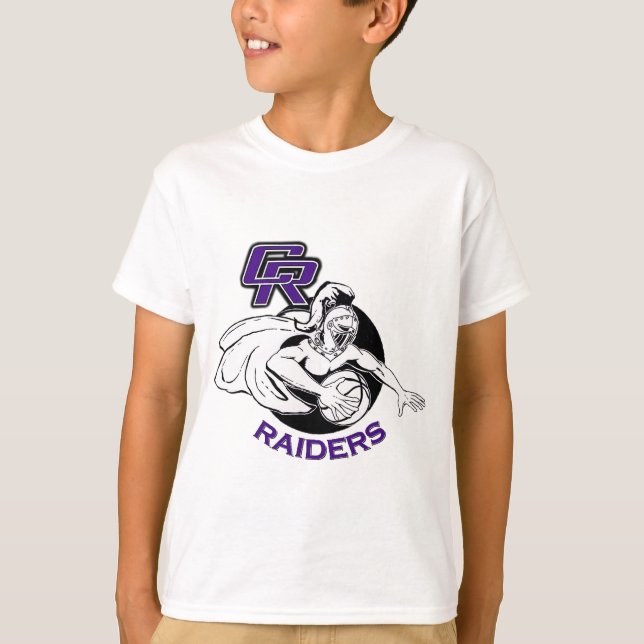 Kids Raiders Logotipo T-shirt (Frente)