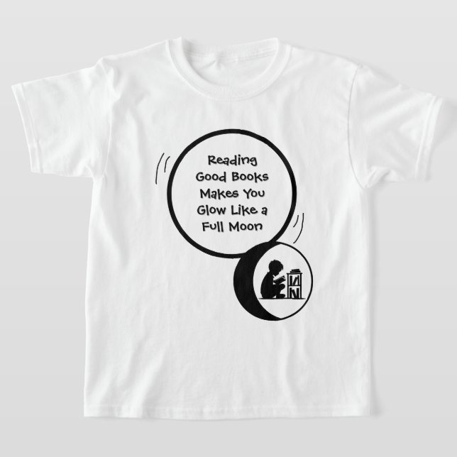 Kids Reading Quote T-Shirt (Postura )