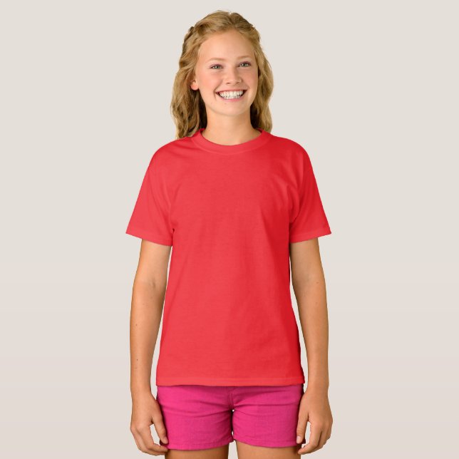Kids Red T-Shirt / Personalizar (Frente Completa)