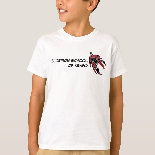 Kids Scorpion School of Kenpo T-Shirt (Frente)