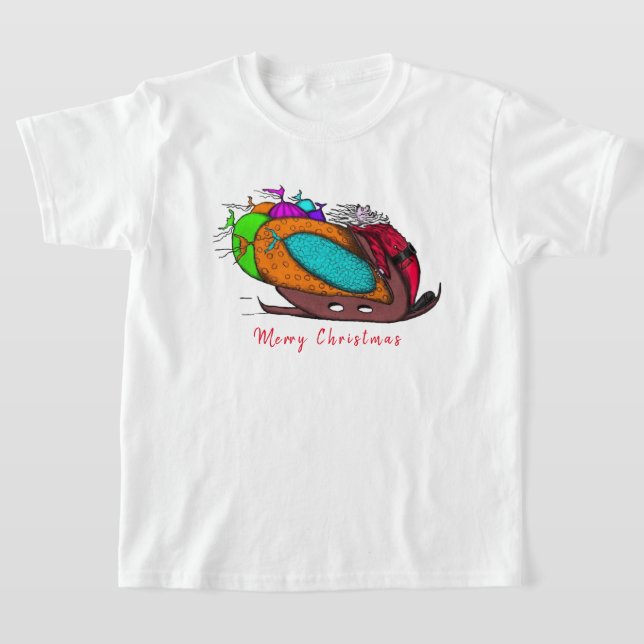 Kids T-Shirt Merry Christmas (Postura )