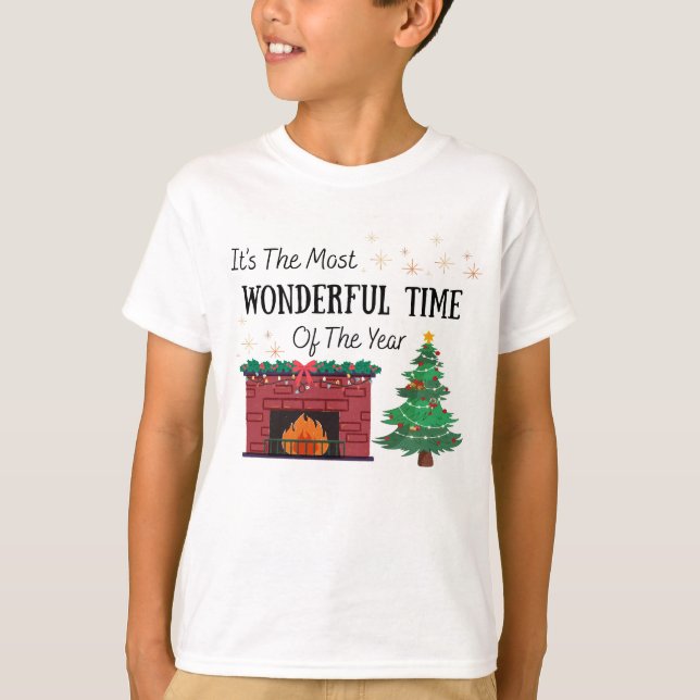 Kids The Most Wonderful Time of The Year T-Shirt (Frente)