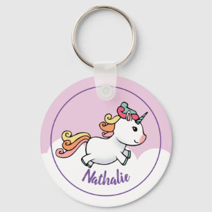 Kids unicorn chaveiro com nome