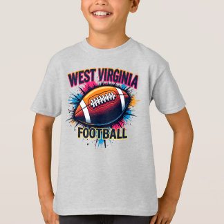 Kids West Virginia Futebol T-Shirt - Jogo Day Tee