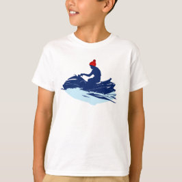 Kids White Camiseta | Jet Ski Adventure | Praia