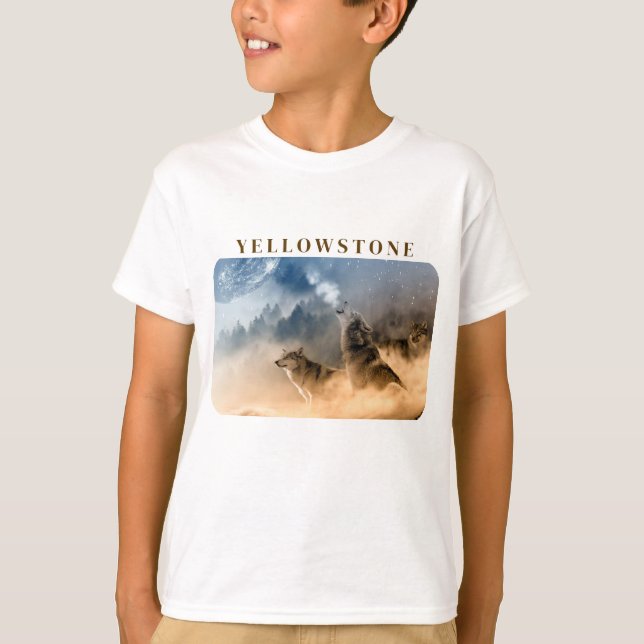 Kids Yellowstone T-Shirt (Frente)
