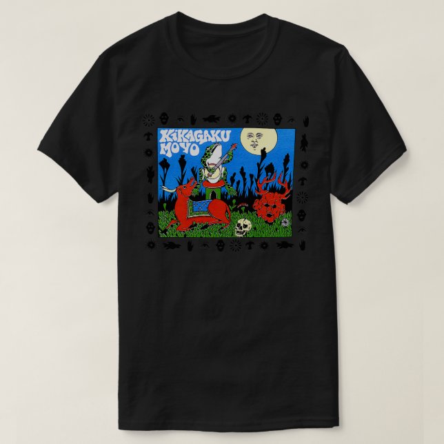 Kikagaku Moyo Merch Sapo amp Camisa (Frente do Design)