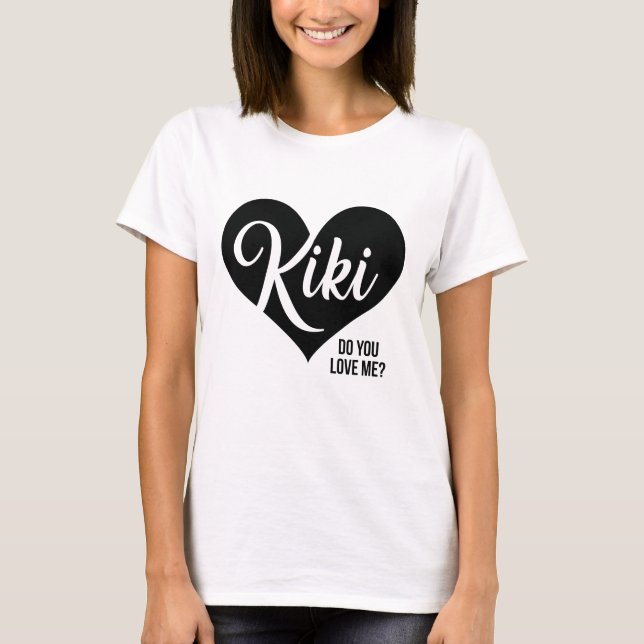 Kiki - você ama-me? - T-shirt (Frente)