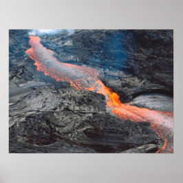 Kilauea Lava Flow Poster Impressão