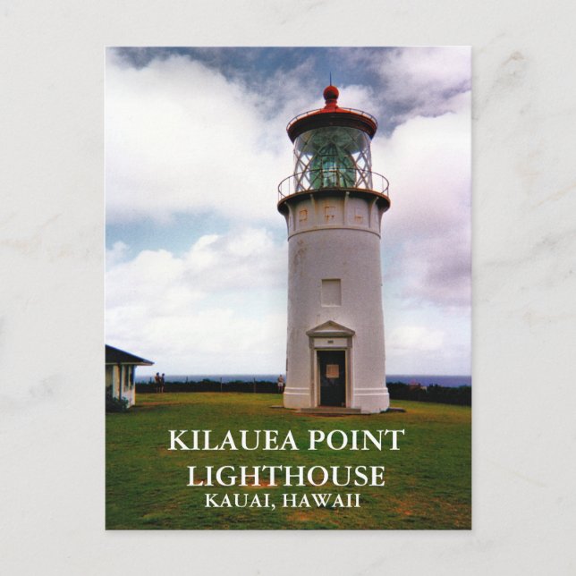 Kilauea Point Lighthouse, Kaua'i, cartão postal Ha (Frente)