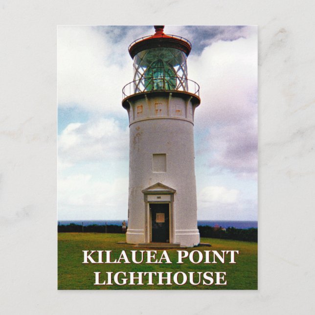Kilauea Point Lighthouse, Kaua'i, cartão postal Ha (Frente)
