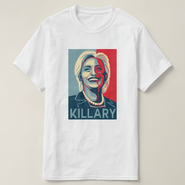 Killary - t-shirt de Hillary Clinton (Frente do Design)