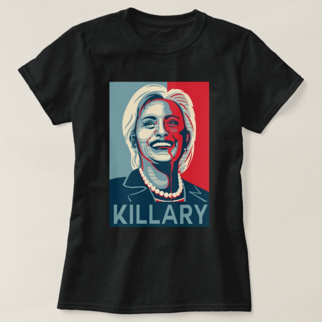 Killary - t-shirt de Hillary Clinton (Frente do Design)