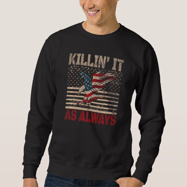 Killin´ It USA Flag Sayings Women Top Killin It (Frente)