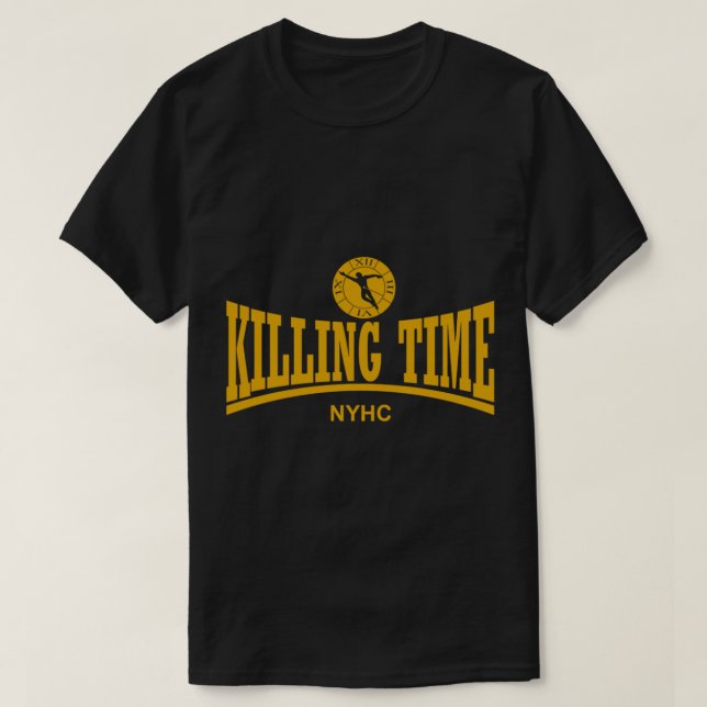 Killing Time NYHC Gold Logo Essential T-Shirt (Frente do Design)