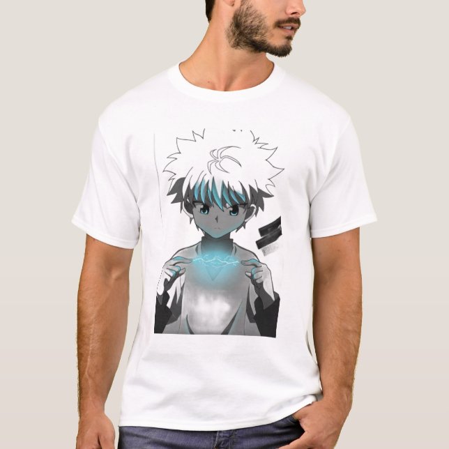 Killua T-shirt de Hunter x Hunter anime (Frente)