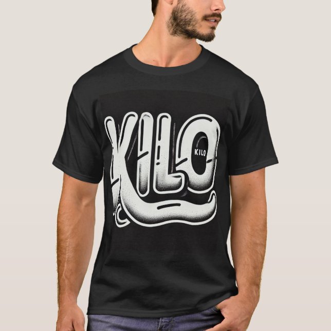 Kilo Typografia T-Shirt Design (Frente)