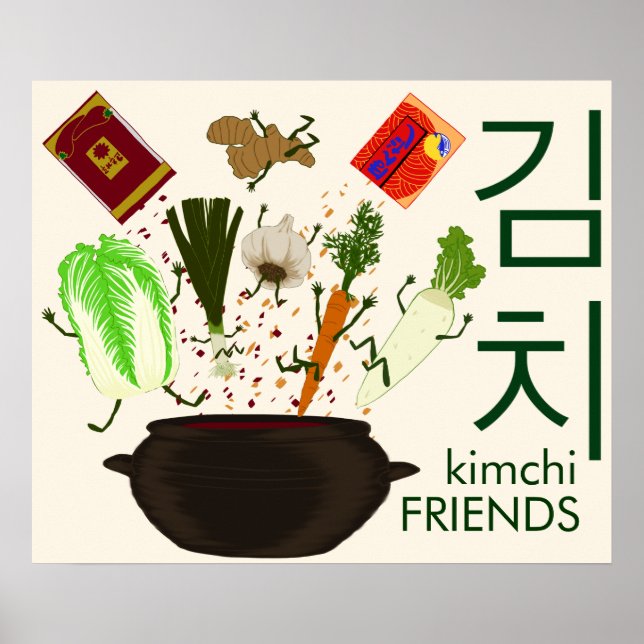 Kimchi Friends Poster (Frente)