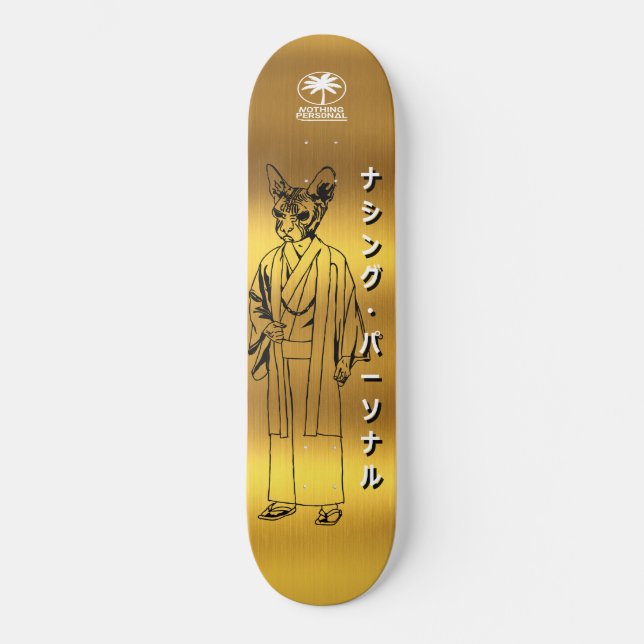 Kimono Gato Skateboard Nothing Personal (Frente)