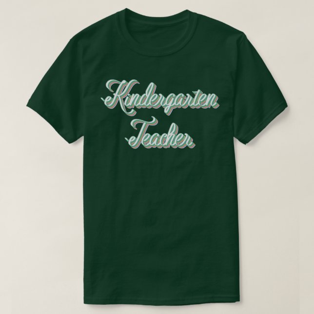 Kindergarten Teacher Premium T-Shirt (Frente do Design)