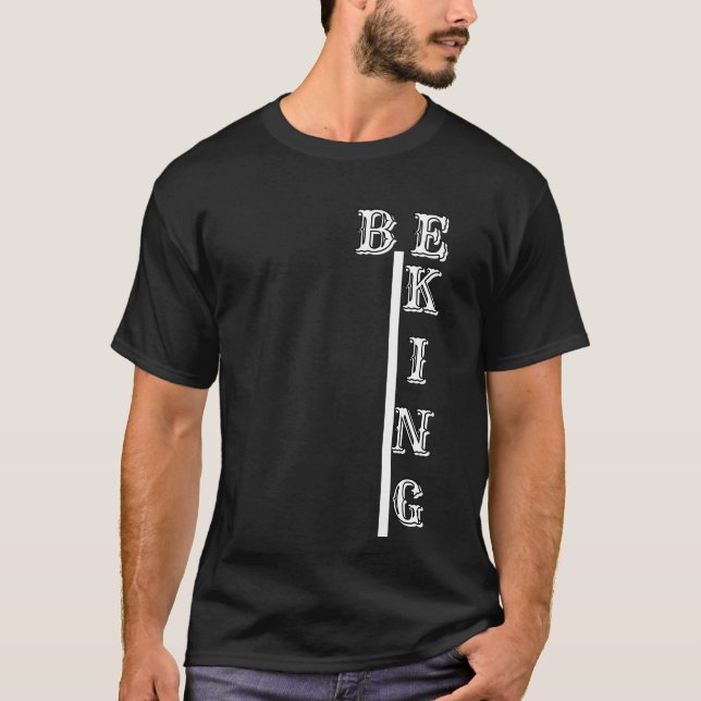 KING - Camiseta Preta Bold Royal Crown Line (Frente)