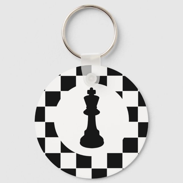 King Chess Piece - Chaveiro - Favoritos para festa (Frente)