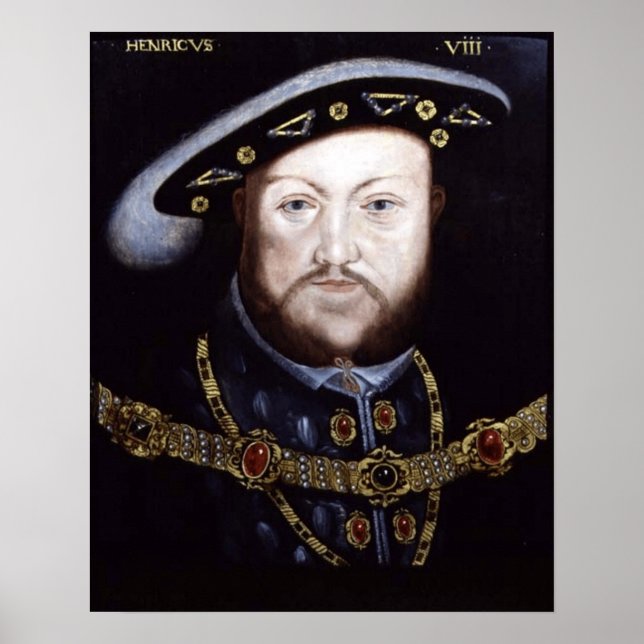 KING HENRY VIII, REI DA INGLATERRA POSTER (Frente)