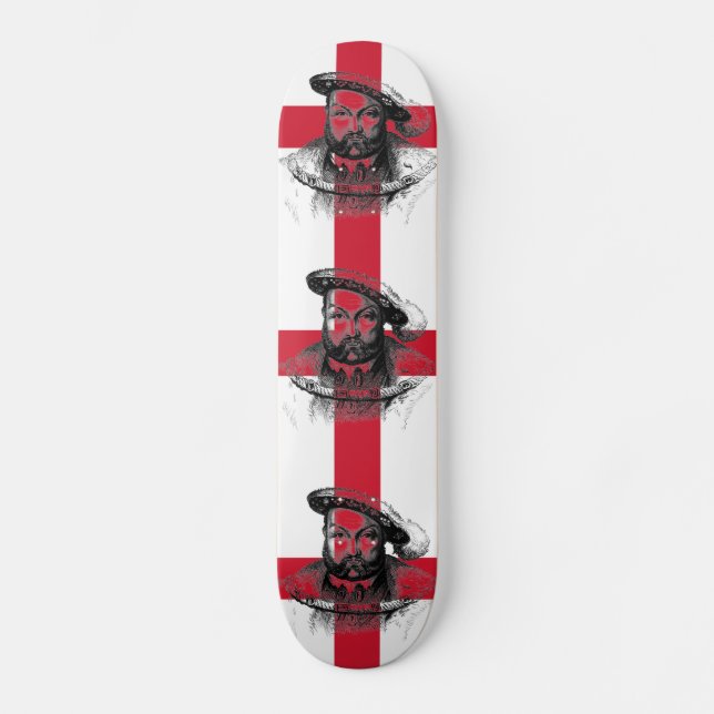 King Henry VIII Skateboard (Frente)