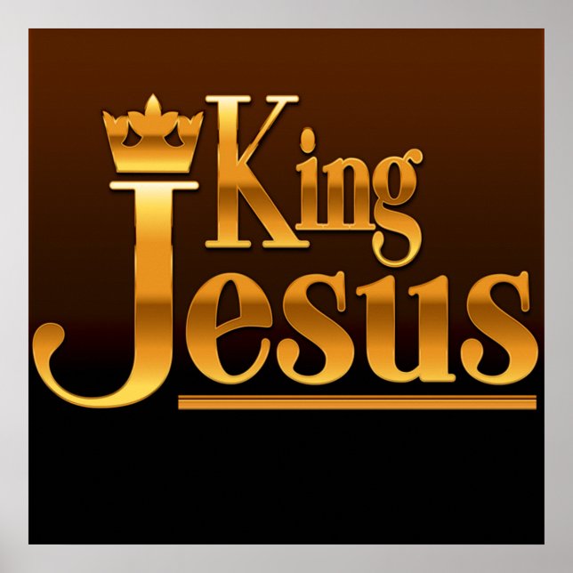 King Jesus Poster (Frente)