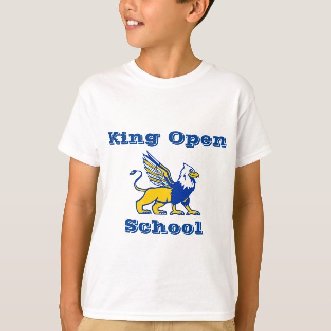 King Open ROARS T-Shirt - Crianças (Frente)