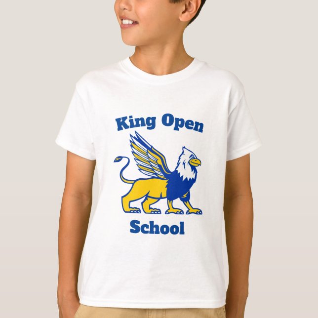 King Open T-shirt - Crianças (Frente)