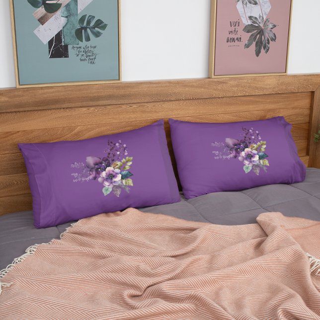 King Size Purple Floral Design (Criador carregado)