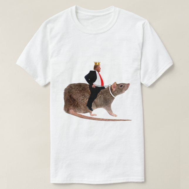 King Trump on Trusty Steed T-Shirt (Frente do Design)