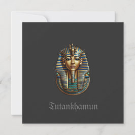 King Tutankhamun Flat Cartões de agradecimentos